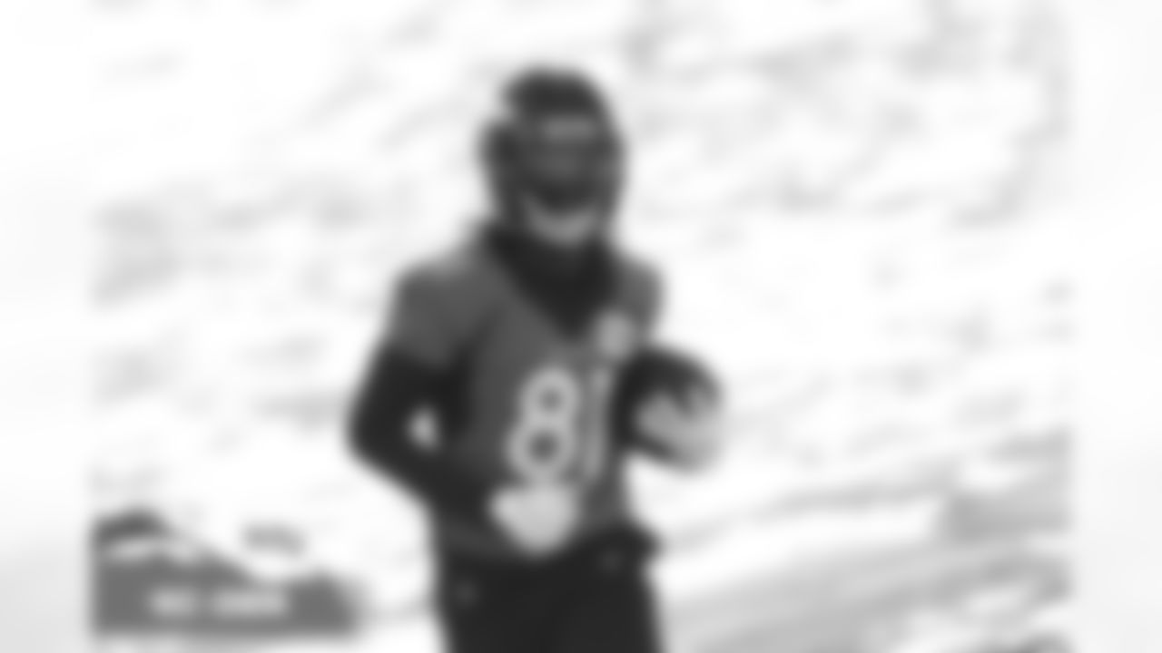 Jerry Jeudy during practice on Wednesday, January 5, 2022 at UCHealth Training Center in Englewood, Colorado.