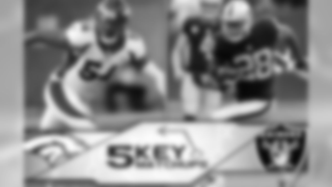 Murray has quietly rushed for the fourth-most yards of any running back in the NFL in 2015, and he's accounted for five touchdowns on the ground. His ability to give the Raiders a balanced offense has made Oakland's passing attack more dangerous.
Marshall, the Broncos' leading tackler, will be without his usual inside linebacker partner, Danny Trevathan. In Trevathan's stead, Marshall will move into his spot, leaving Marshall's normal "mike" linebacker position to reserve Todd Davis.
Whether Marshall and Davis can keep Murray from reaching the second level for much of the day could dictate what the Raiders can do offensively.