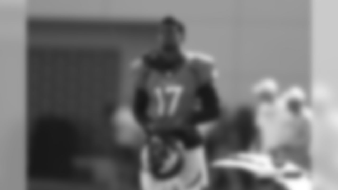 DaeSean Hamilton during training camp at UCHealth Training Center in Denver, Colorado, August 11, 2019.
Photo by Gabriel Christus