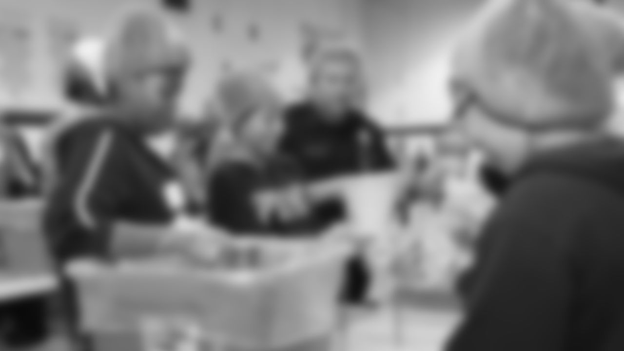 Children from the club during a meal-packaging event with Feeding Children Everywhere at the Denver Broncos Boys & Girls Club on May 14, 2019, with volunteers from the Broncos, the Denver Police Department and the club.