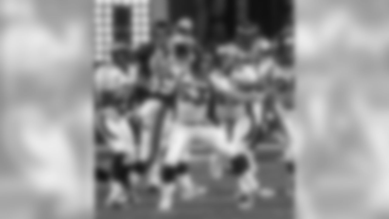 The fiery and controversial linebacker was a ferocious mainstay in the middle of the field for Denver from 1996 to 2001. He was a two-time Pro Bowler and two-time Super Bowl champion in that time, and did not miss a single game in those six seasons.