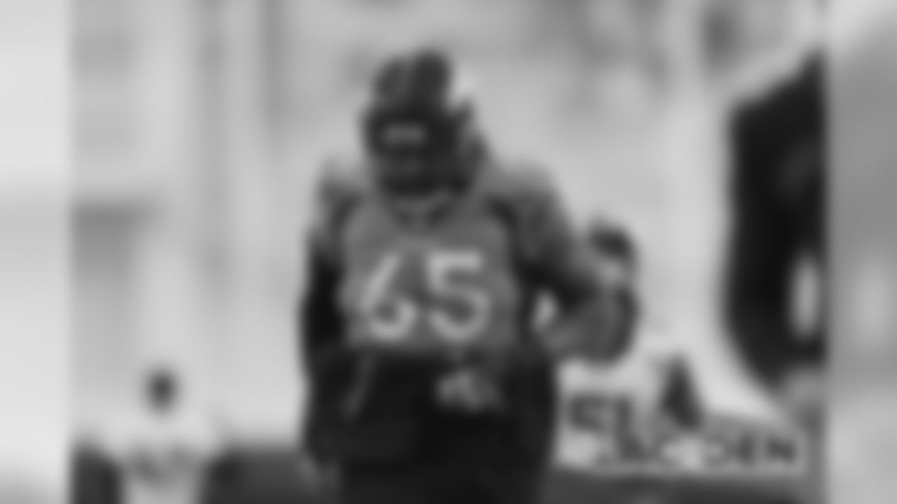 Ron Leary action during practice at UCHealth Training Center in Centennial, CO, November 27, 2019.
Photo by Gabriel Christus