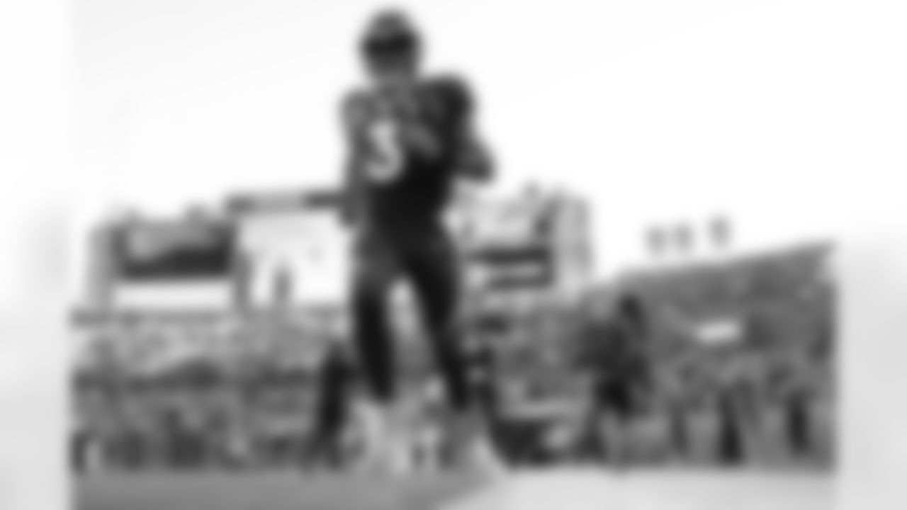 Russell Wilson before the Broncos' Week 3 game against the San Francisco 49ers at Empower Field at Mile High in Denver, Colorado on September 25, 2022. (Photo by Gabriel Christus)