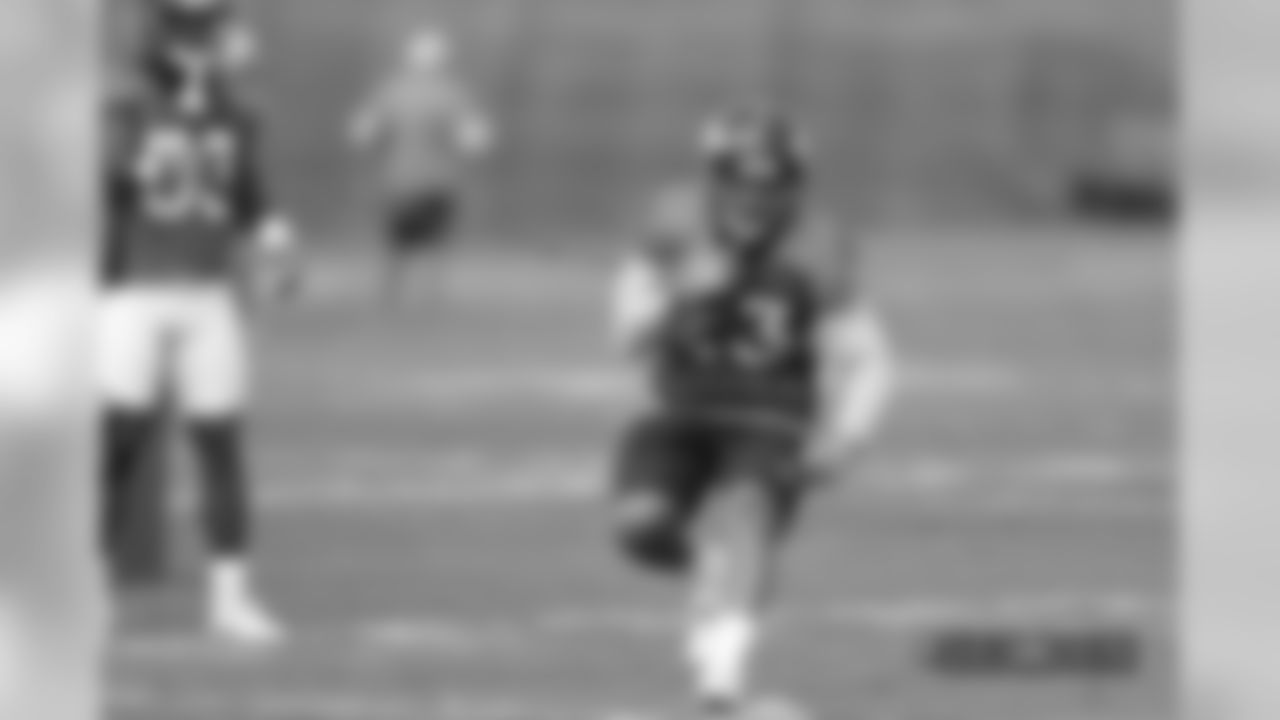 Devontae Booker during practice at UCHealth Training Center on September 5, 2018.