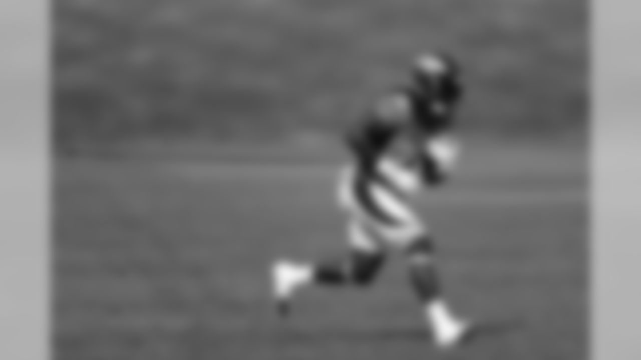 Melvin Gordon III during training camp at UCHealth Training Center in Centennial, CO, August 16, 2020.
Photo by Gabriel Christus