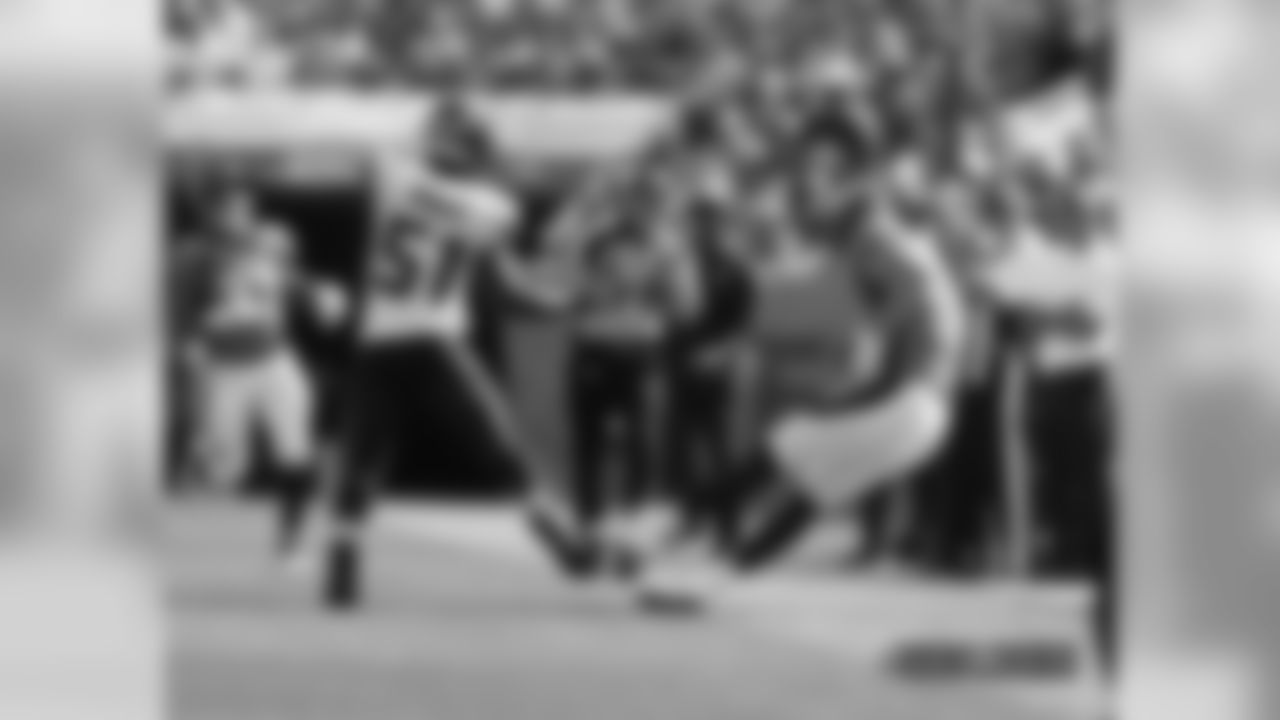 Denver Broncos action during the NFL game against the Seattle Seahawks at Broncos Stadium at Mile High in Denver, Colorado, September 09, 2018.
Photo by XXXXX