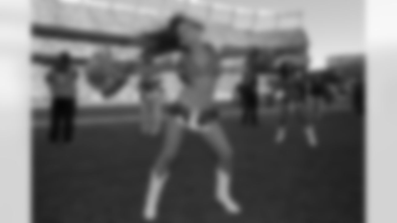 The Denver Broncos Cheerleaders perform during Denver's Week 13 win vs. Tampa Bay.