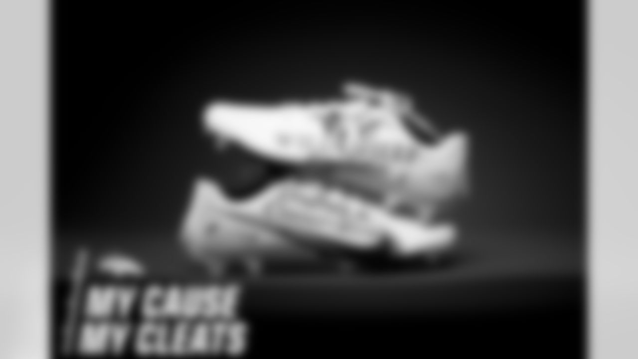 Derrek Tuszka's cleats represent the Wild Sheep Foundation for the 2020 My Cause My Cleats campaign.
Photo by Gabriel Christus