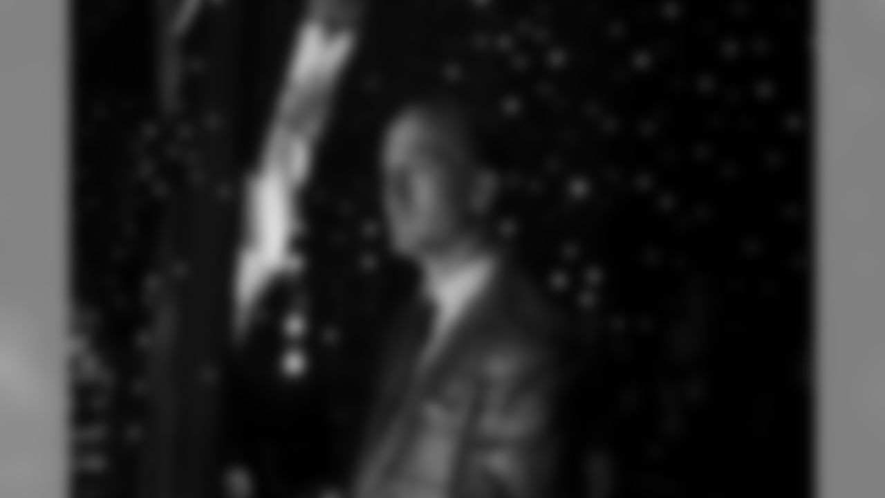 Former quarterback Peyton Manning is seen backstage during the 9th Annual NFL Honors awards show, Saturday, Feb. 1, 2020 in Miami. (Ben Liebenberg/NFL)
