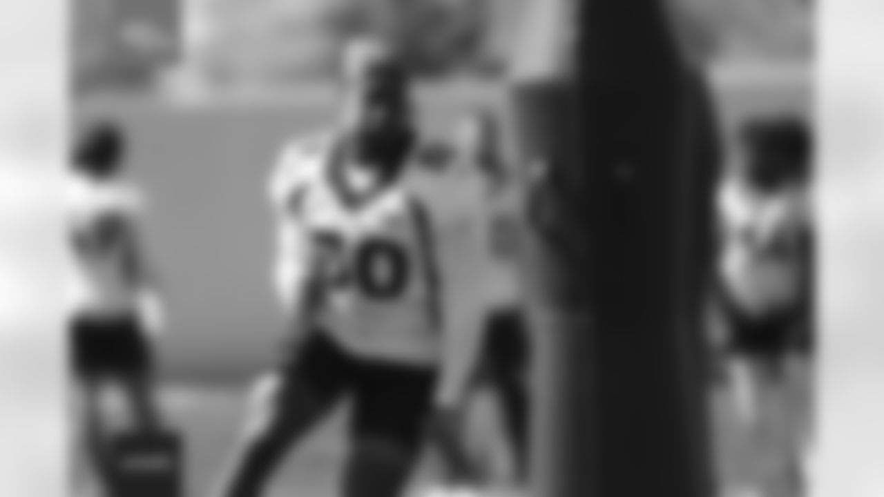 Jonas Griffith during the offseason program on Thursday, May 12, 2022 at UCHealth Training Center in Englewood, Colorado.
Photo by Gabriel Christus