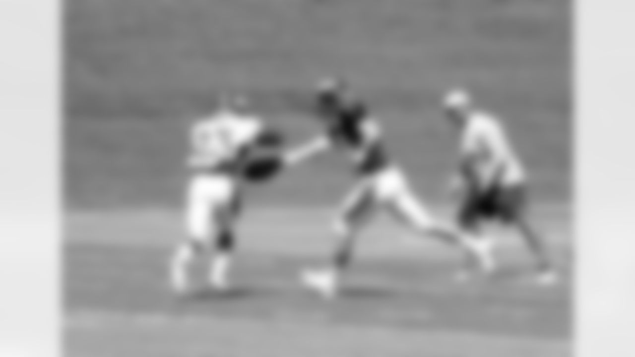 RB Ronnie Hillman and QB Peyton Manning