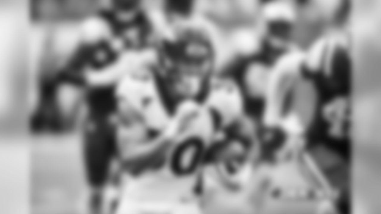 In Week 5 against the Jets, Phillip Lindsay ran for 61 yards on 12 rushing attempts and caught three passes for 20 yards.