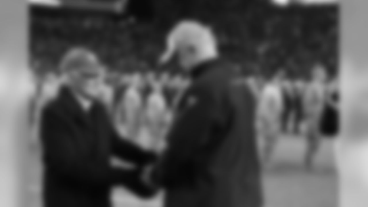 Salute to Service ceremony during halftime in the NFL game between the Denver Broncos and the Kansas City Chiefs at Sports Authority Field in Denver, Colo. November 27, 2016.
