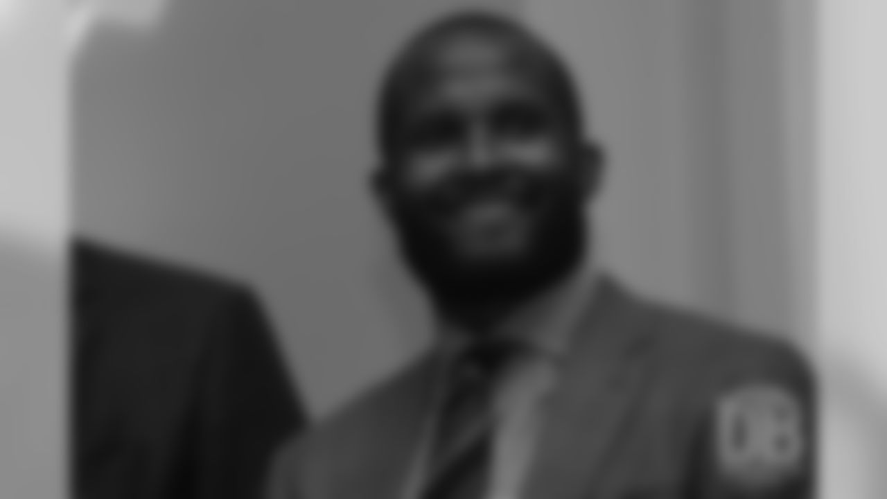 Champ Bailey at the Pro Football Hall of Fame's Celebration of Excellence Reception in Atlanta on January 31, 2019.