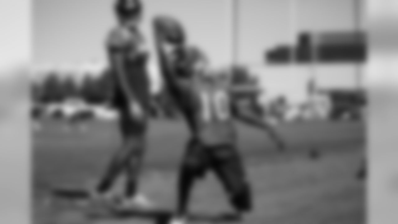 Emmanuel Sanders during practice at UCHealth Training Center on September 14, 2018.