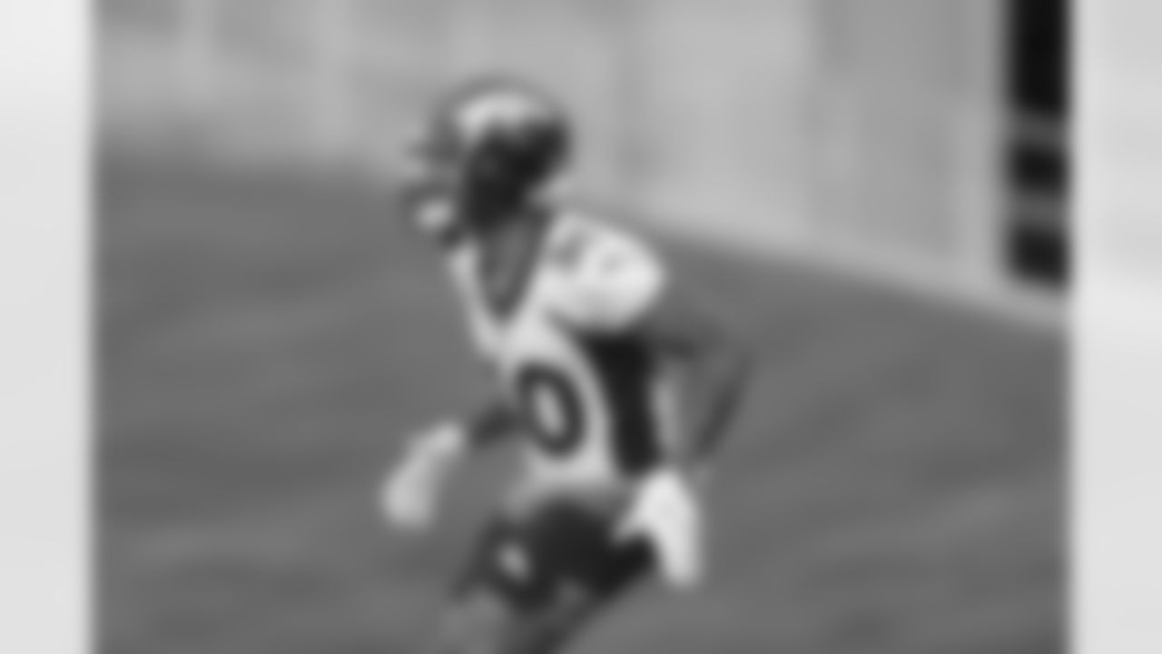 Caden Sterns during rookie minicamp at UCHealth Training Center in Centennial, CO, May 14, 2021.
Photo by Gabriel Christus