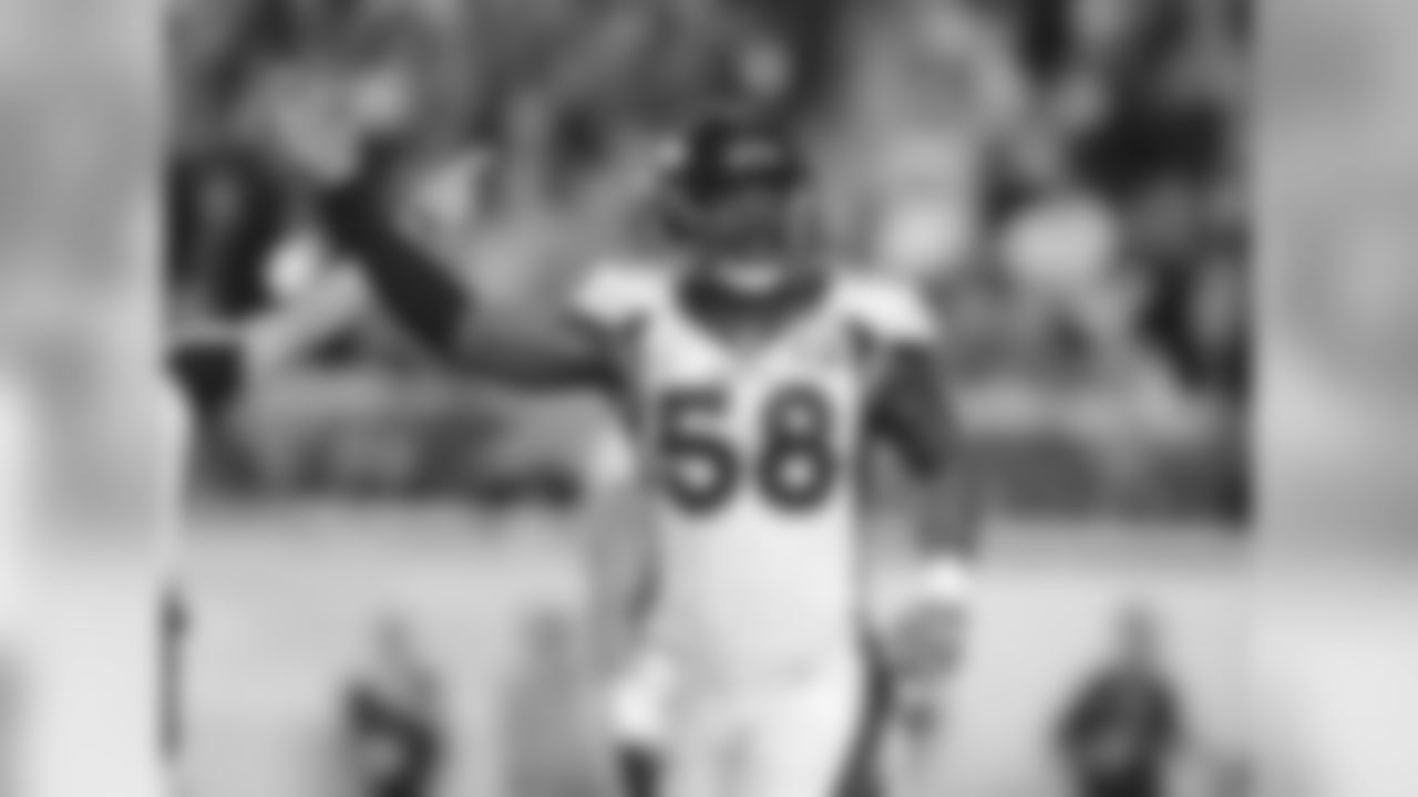 A member of the Broncos Top 100 Team, Von Miller is the franchise's all-time leader in sacks and was Super Bowl 50 MVP. Miller has made eight Pro Bowls and has been selected three times as a first-team All-Pro. He was also named a member of the NFL 2010s All-Decade Team. The former 2011 Defensive Rookie of the Year has recorded 106 career sacks, 26 forced fumbles, two interceptions and two defensive touchdowns in 135 career games.