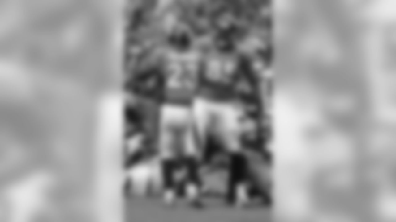 RB Ronnie Hillman and TE Virgil Green