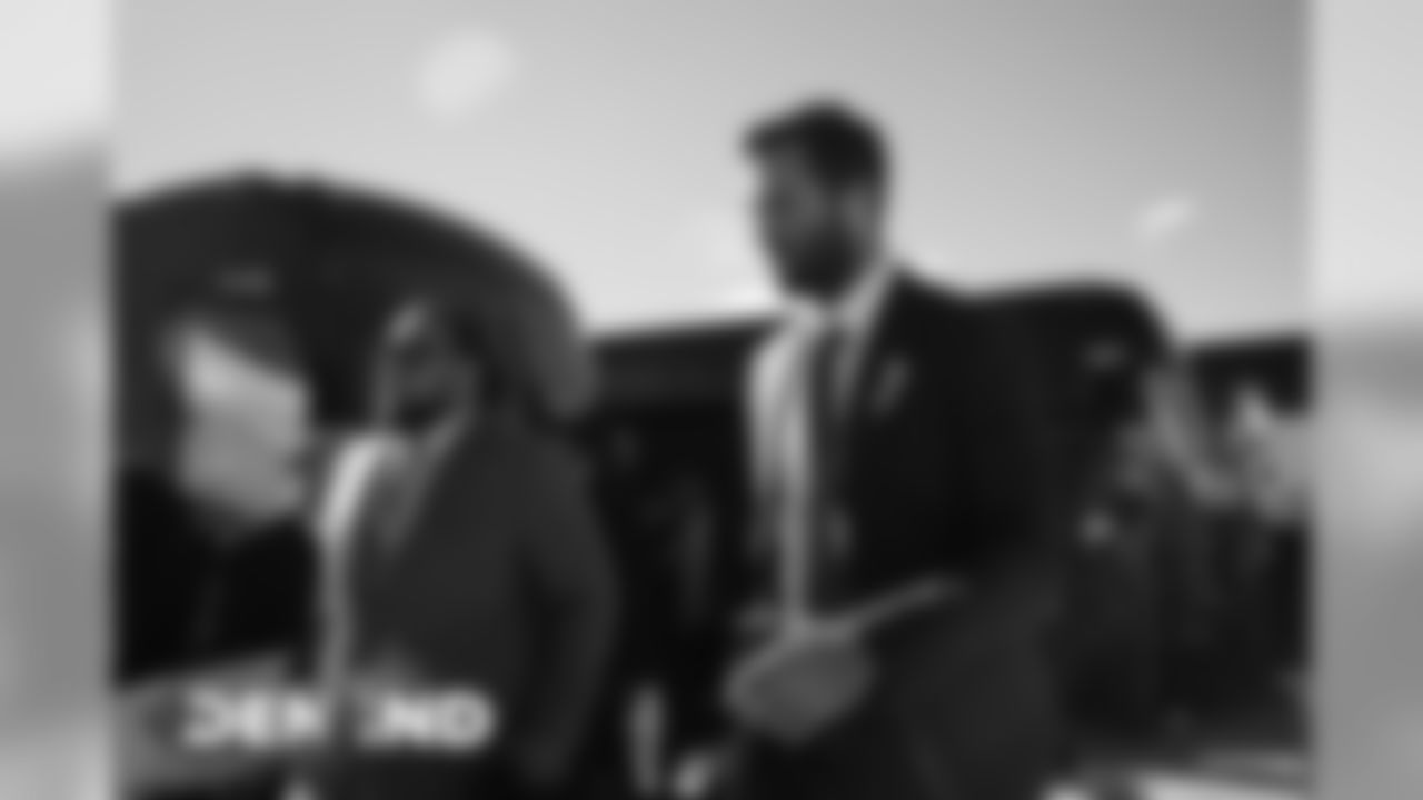 Joe Flacco at Signature Flight Support in Denver, Colorado, October 26, 2019.
Photo by Gabriel Christus