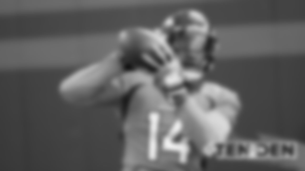 Courtland Sutton at practice on October 11, 2019 at UCHealth Training Center. (Photo by Ben Swanson)