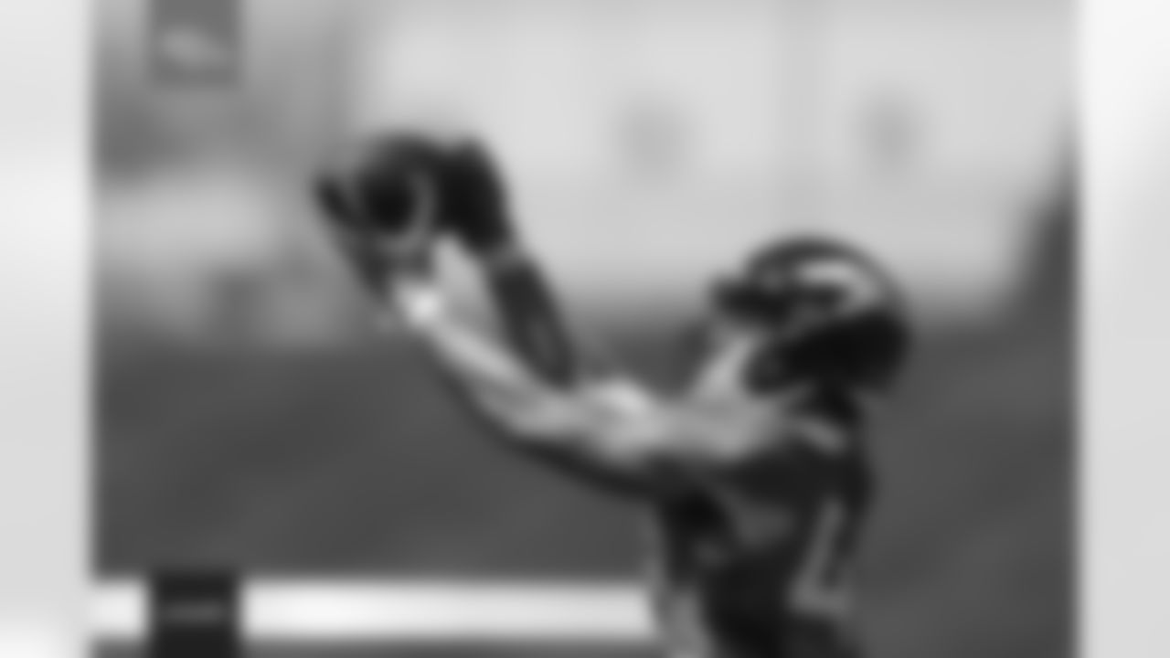 Dylan Parham during the rookie minicamp on Friday, May 13, 2022 at UCHealth Training Center in Englewood, Colorado.
Photo by Gabriel Christus