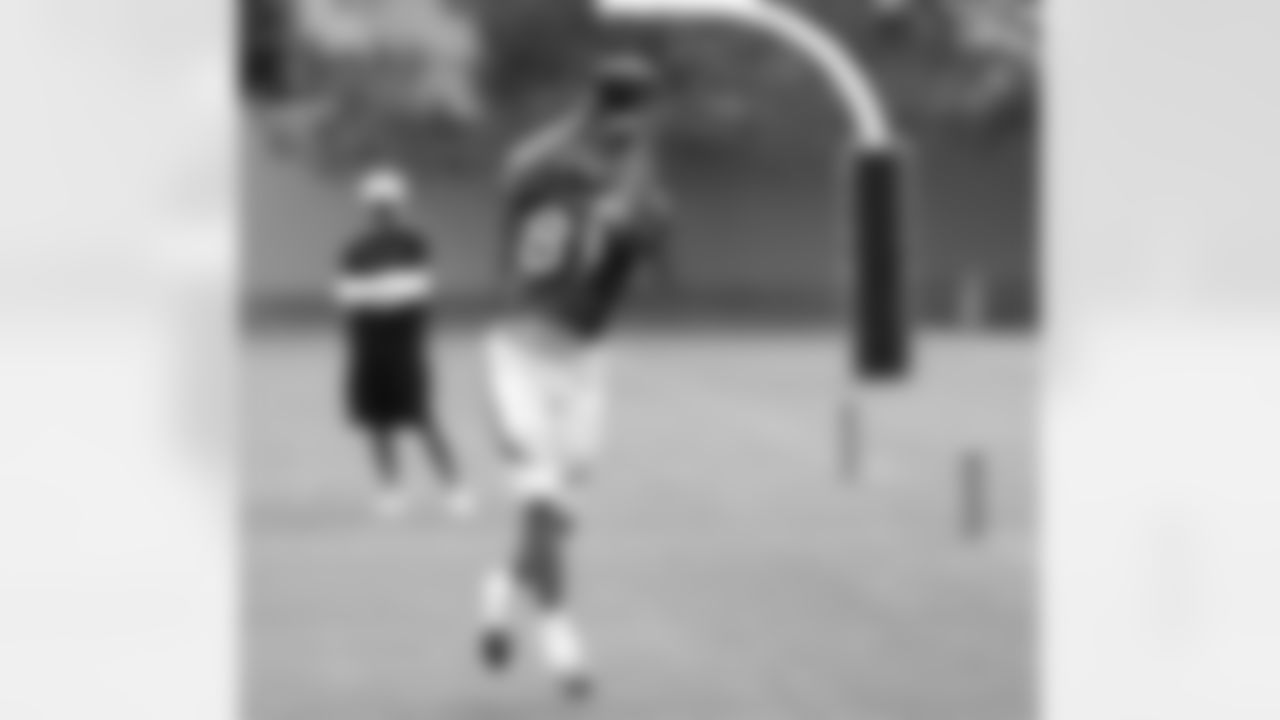 TE Joel Dreessen reels in a catch.