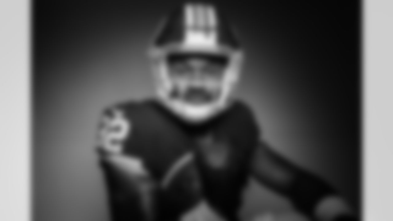 Washington Redskins running back Samaje Perine (32) poses for a portrait during the NFLPA Rookie Premiere on Saturday, May 20, 2017 in Los Angeles. (Ben Liebenberg via AP)