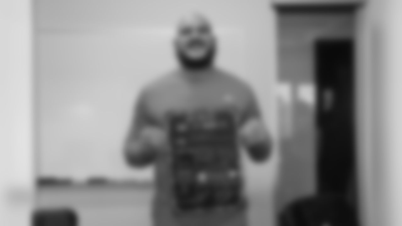 To celebrate the start of training camp and the 2019 season, we asked Adam Gotsis and some of our veteran players to answer some questions about themselves like it was the first day of school.
His answers:
What I want to be when I grow up: SB Champ
Favorite color: Blue
Favorite things: Food, beach