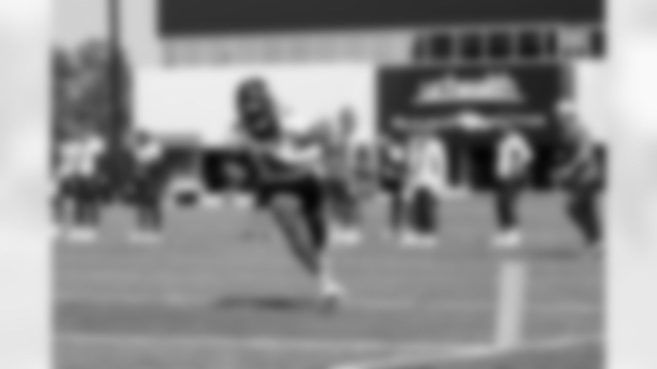 Jerry Jeudy during practice at UCHealth Training Center on September 6, 2021. (Photo by Ben Swanson)