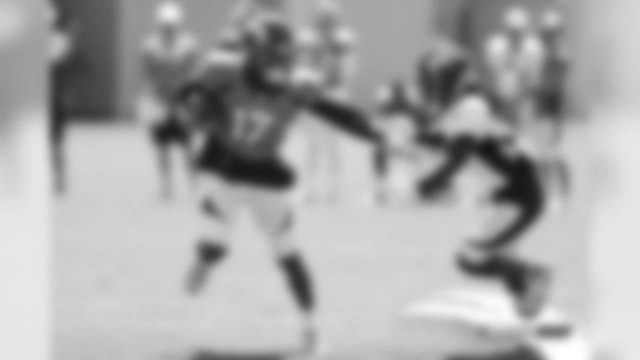 DaeSean Hamilton during practice on Day 16 of training camp on August 12, 2019.
