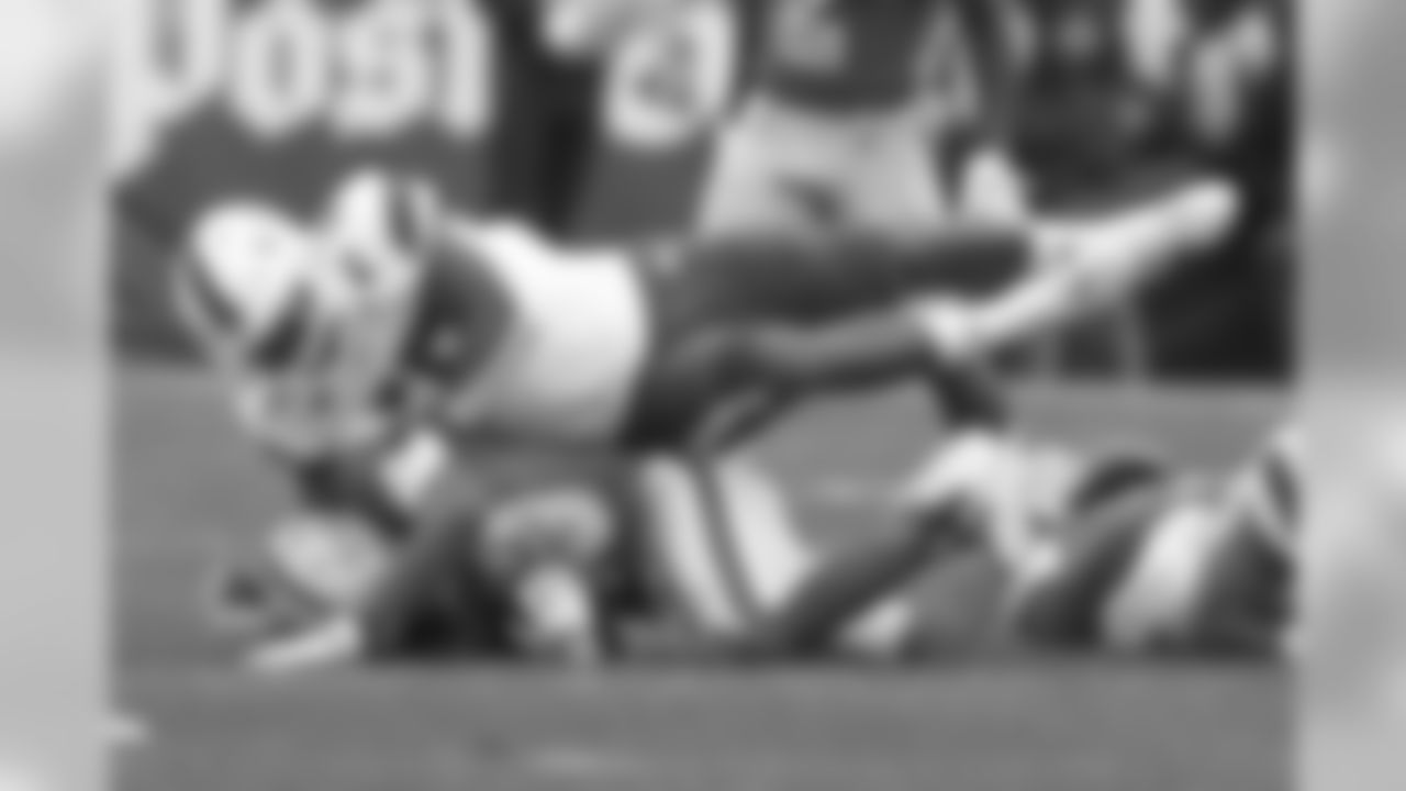 NFL.com bio: "… Quarterman was a second-team all-conference pick after starting all 13 games in 2017 (83 tackles, seven for loss, 2.5 sacks, five pass breakups) and a first-team selection as a junior (82 tackles, 14 for loss, six sacks, one interception). He was a first-team pick in 2019, as well, leading his team on and off the field (107 tackles, 15.5 for loss, one sack, five pass breakups in 13 games)."
(AP Photo/Keith Srakocic)