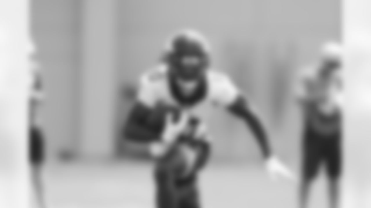 during training camp on Monday, August 2, 2021 at UCHealth Training Center in Englewood, Colorado.
Photo by Gabriel Christus