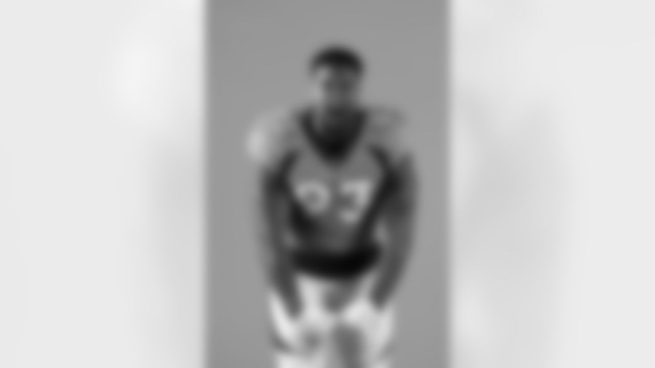 Dre'Mont Jones during Media Day on Wednesday, June 8, 2022 at UCHealth Training Center in Englewood, Colorado.
Photo by Gabriel Christus