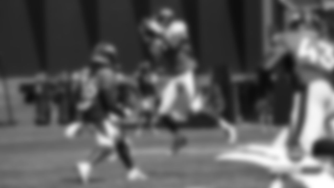Brendan Langley during practice on Day 8 of training camp on July 26, 2019.