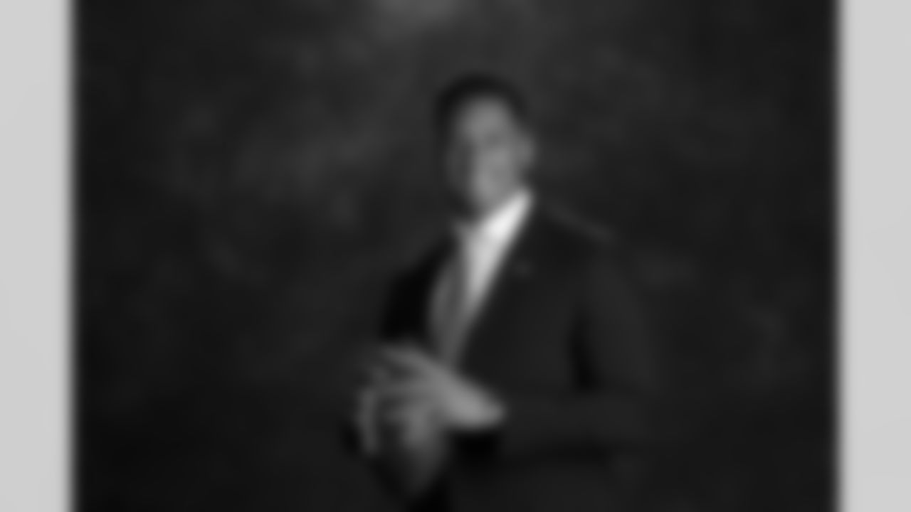 A portrait of Russell Wilson on Wednesday, March 16, 2022 at UCHealth Training Center in Denver, Colorado.
Photo by Gabriel Christus