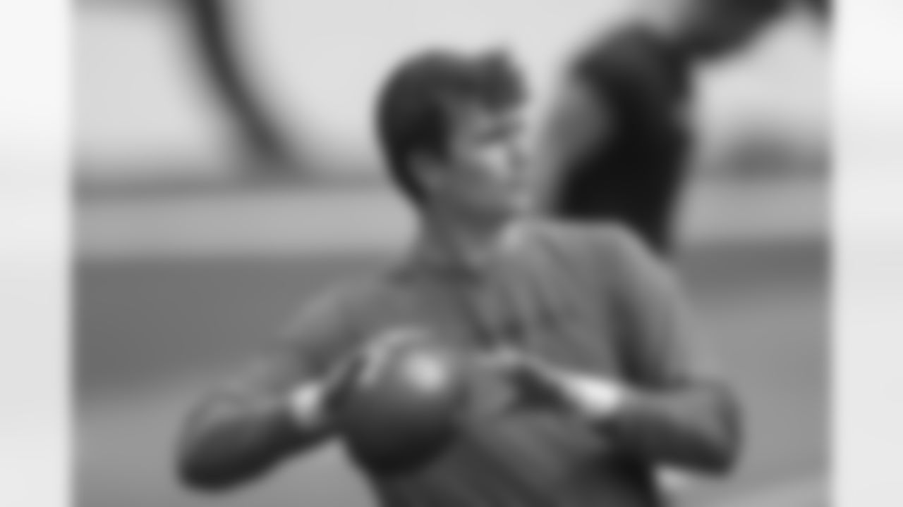 Drew Lock during training camp at Empower Field at Mile High in Denver, CO, August 29, 2020.
Photo by Gabriel Christus