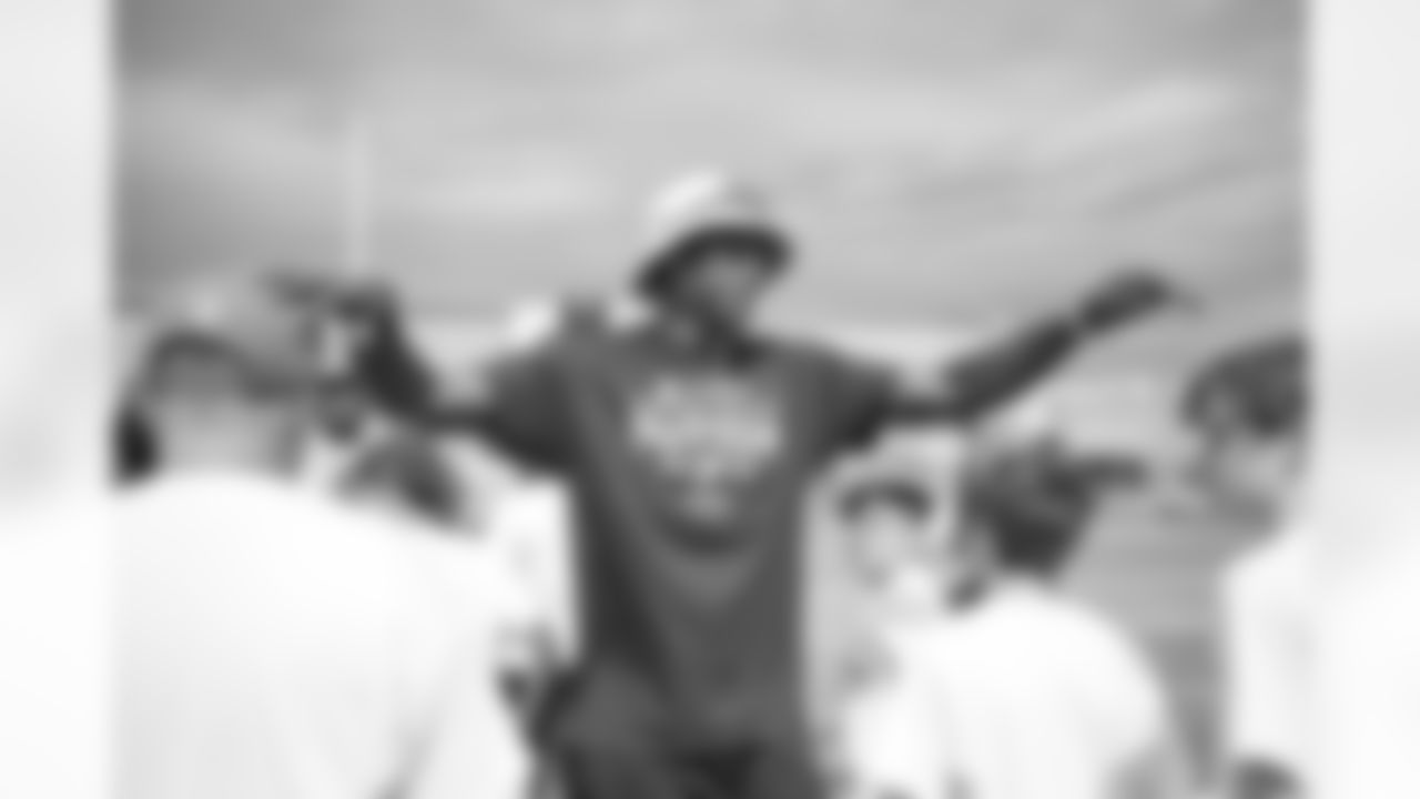 Courtland Sutton hosts his youth camp at Englewood High School in Englewood, Colorado on June 18, 2022. (Photo by Ben Swanson)