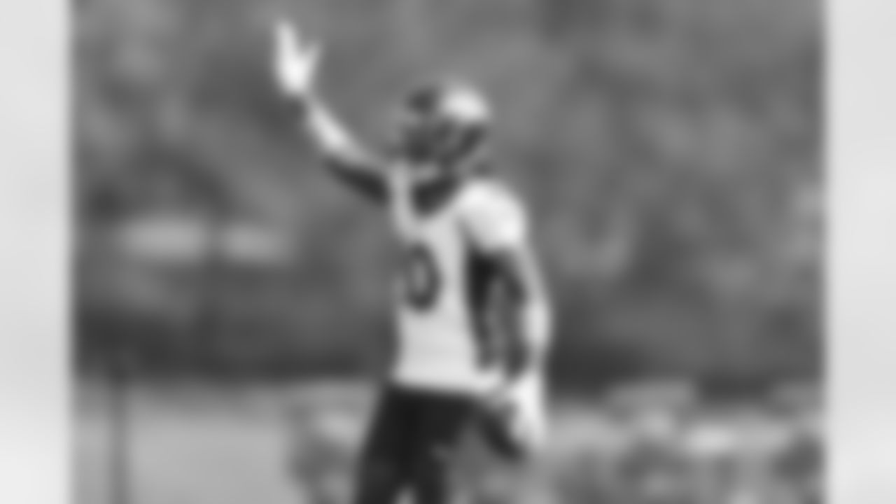 during training camp on Monday, August 2, 2021 at UCHealth Training Center in Englewood, Colorado.
Photo by Gabriel Christus