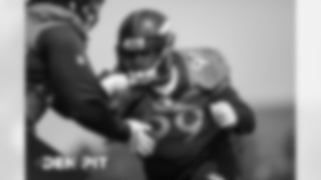 Jurrell Casey during practice at UCHealth Training Center on September 18, 2020. (Photo by Ben Swanson)