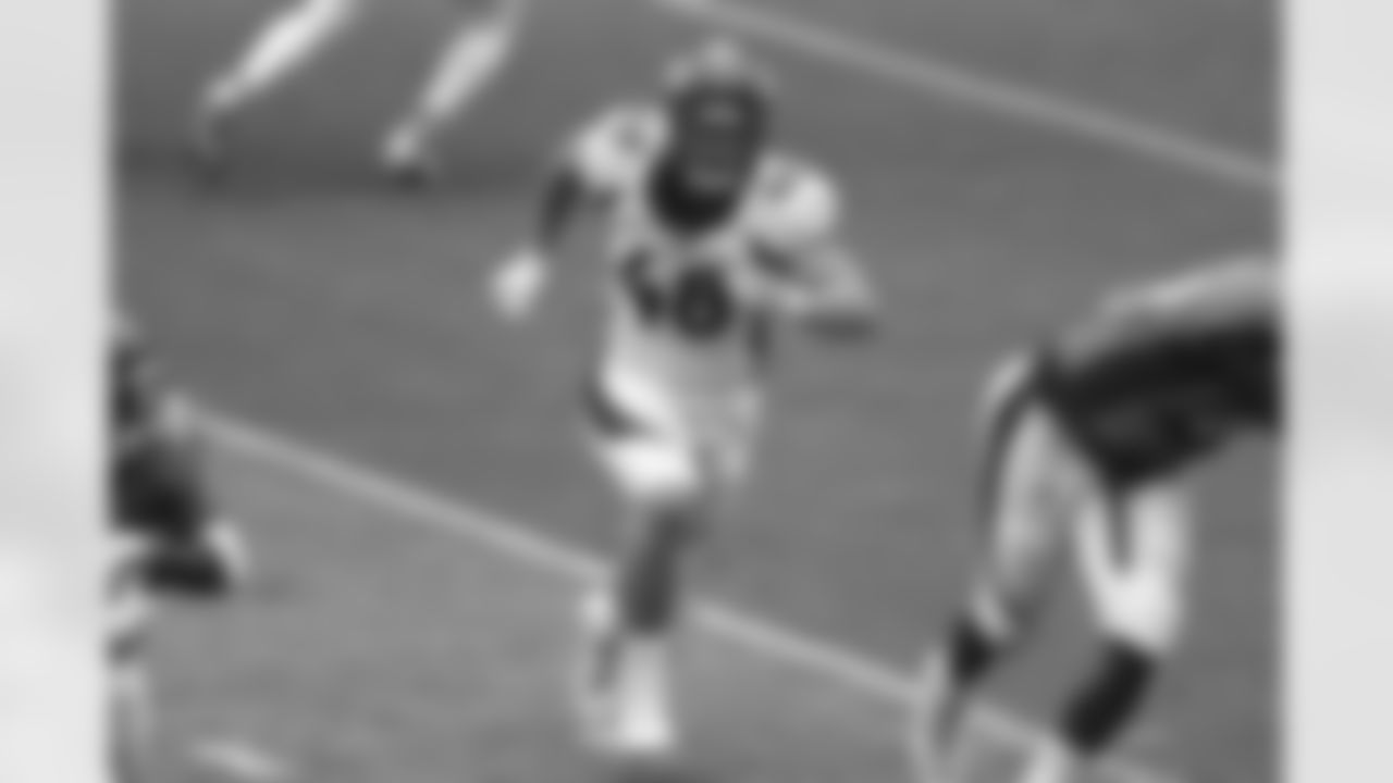 Derrek Tuszka during training camp at Empower Field at Mile High in Denver, CO, August 29, 2020.
Photo by Gabriel Christus