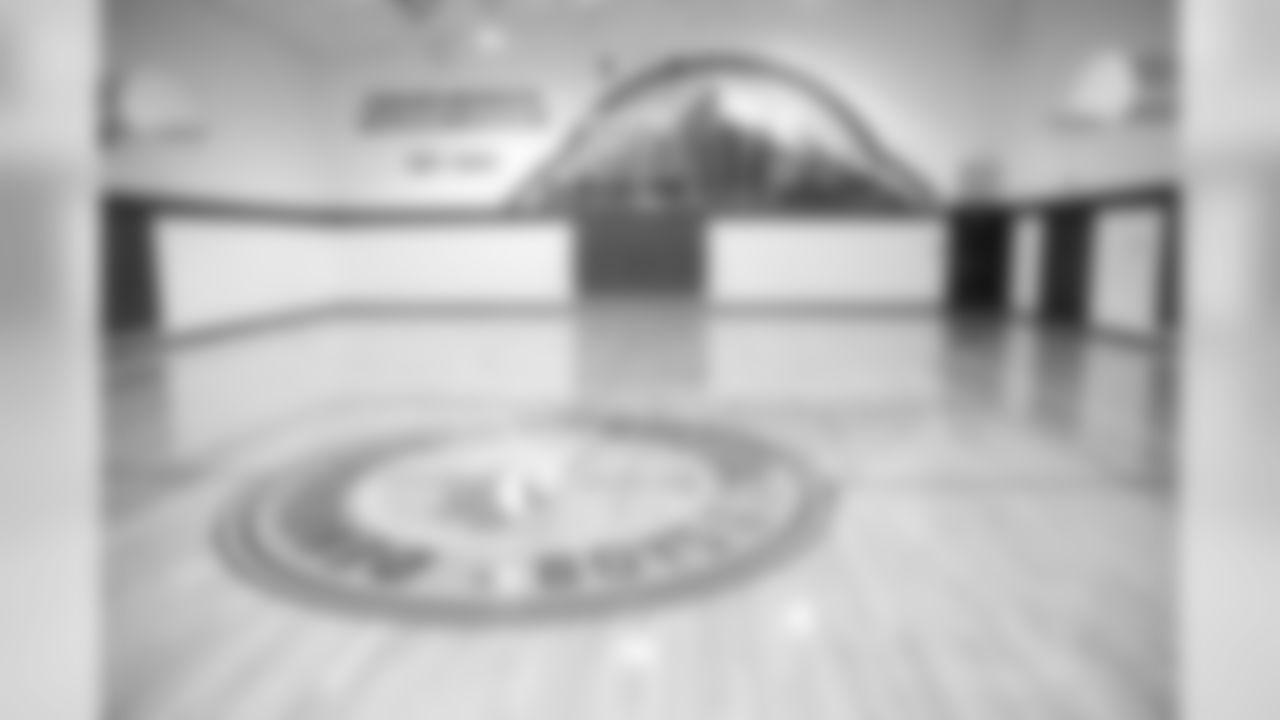 The gymnasium floor during the reopening of the Denver Broncos Boys and Girls Club on June 15, 2020 at 4397 Crown Blvd, Denver, Colorado.
Photo by Gabriel Christus
