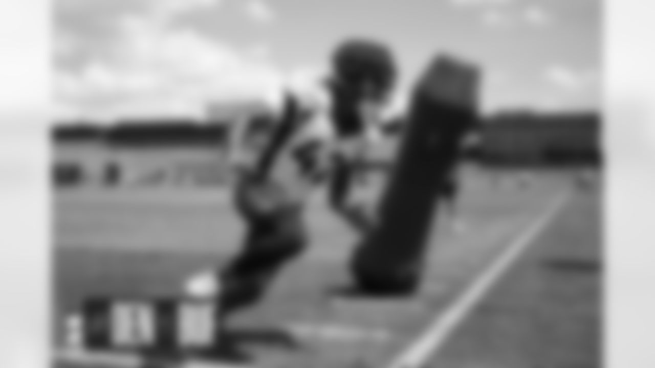 Nik Bonitto at practice at UCHealth Training Center in Englewood, Colorado on August 15, 2022. (Photo by Ben Swanson)