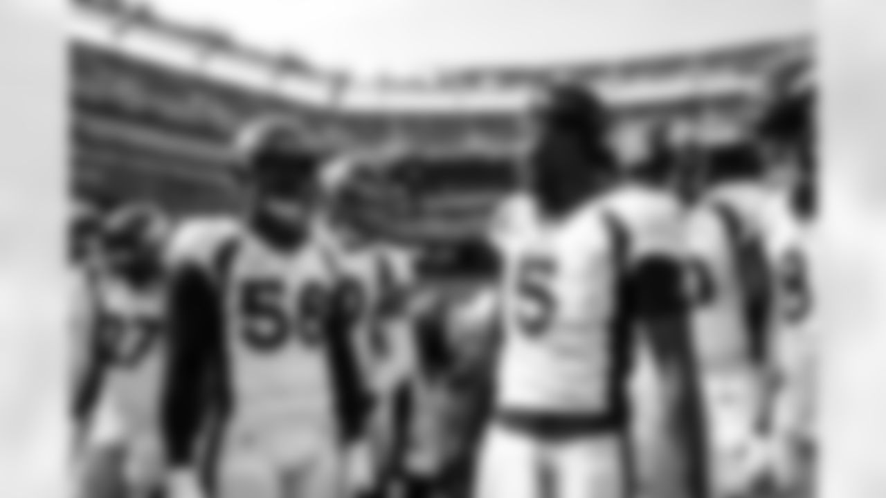 Teddy Bridgewater before the Broncos' Week 1 game against the New York Giants at MetLife Stadium in East Rutherford, New Jersey, on September 12, 2021. (Photo by Gabriel Christus)
