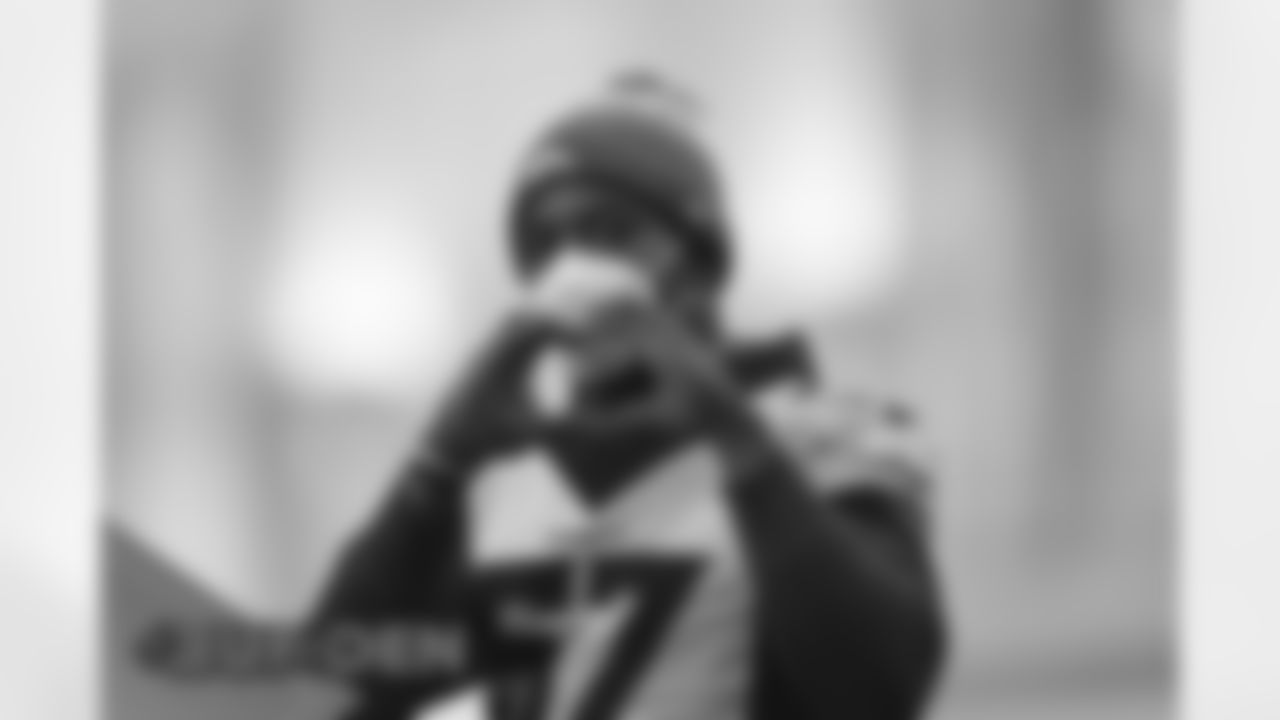 DeMarcus Walker during practice at UCHealth Training Center in Centennial, CO, December 16, 2020.
Photo by Gabriel Christus