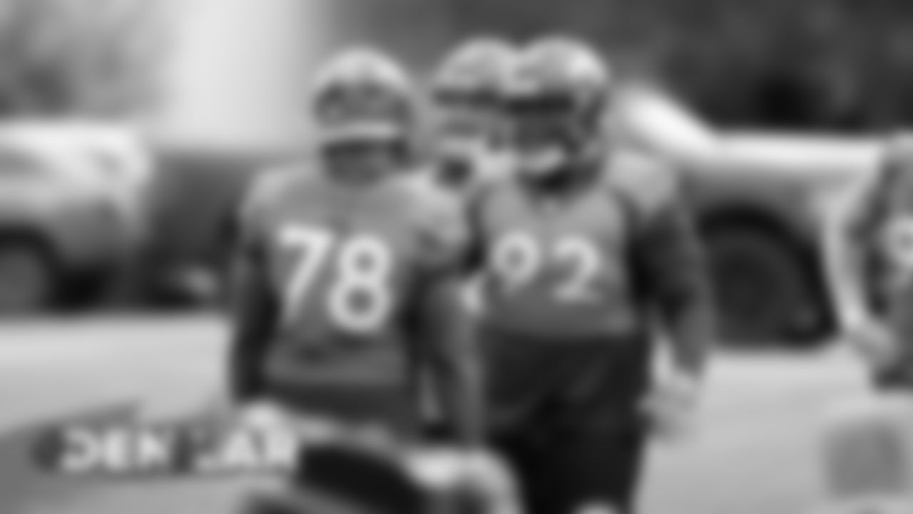 Zach Kerr at practice on August 22, 2019 at UCHealth Training Center. (Photo by Ben Swanson
