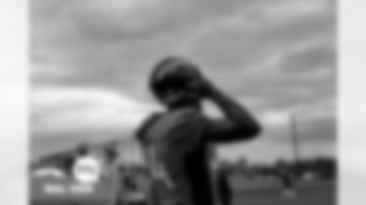 Courtland Sutton during practice at UCHealth Training Center in Englewood, Colorado on September 29, 2021. (Photo by Ben Swanson)