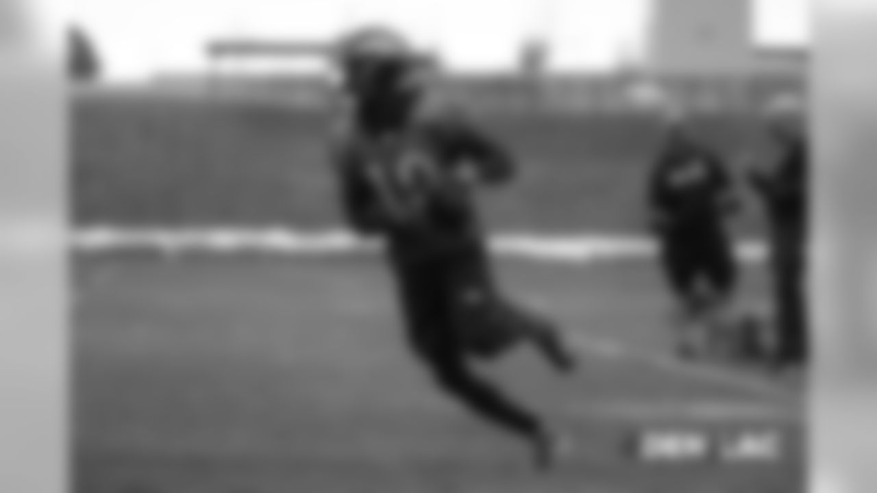 Emmanuel Sanders during practice at UCHealth Training Center on November 16, 2018.