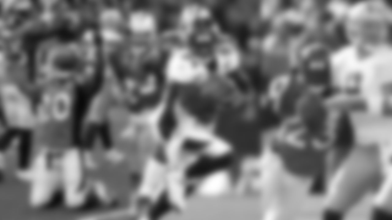 Key signings: S Brian Dawkins (pictured left), WR Brandon Lloyd (pictured center), DB Renaldo Hill (pictured right), RB Correll Buckhalter
No player was a bigger addition to the Broncos in 2009 in free agency than Dawkins, a future Hall of Famer, who provided hard hits and leadership. Lloyd would provide a similar spark on offense, though it would take a season to reach that. In 2010, Lloyd recorded 1,448 receiving yards in the only Pro Bowl season of his career. Hill was a quality contributor in the defensive backfield, and Buckhalter was a solid reserve for the offensive backfield as a backup running back.