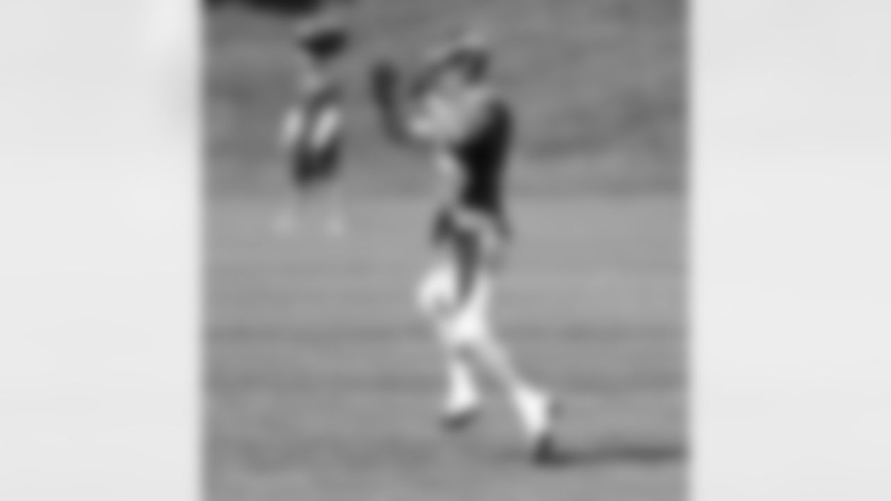 Stokley looks in a pass.
