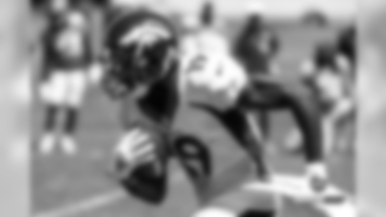 Fred Brown during practice on Day 12 of training camp on August 4, 2019.